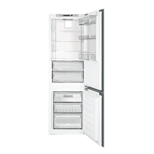 Smeg Fully Integrated Bottom Freezer Refrigerator, 24″/60cm, Custom Panel