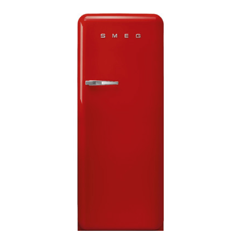Smeg 50’s Style Refrigerator with Ice Compartment, 24″/60 cm, Right Hinge, Red