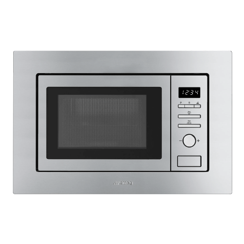 Smeg Built-In Microwave Oven, 24″/60cm, Stainless Steel