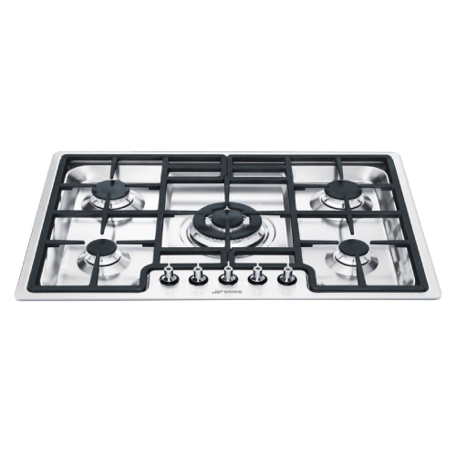 Smeg Gas Cooktop, 27″/70cm, 5 Burners, Classic Series, Stainless Steel