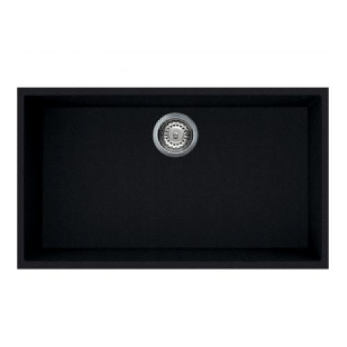 Smeg Undermount Sink, 1 bowl, 28″/72 cm, Quadra Series, Black