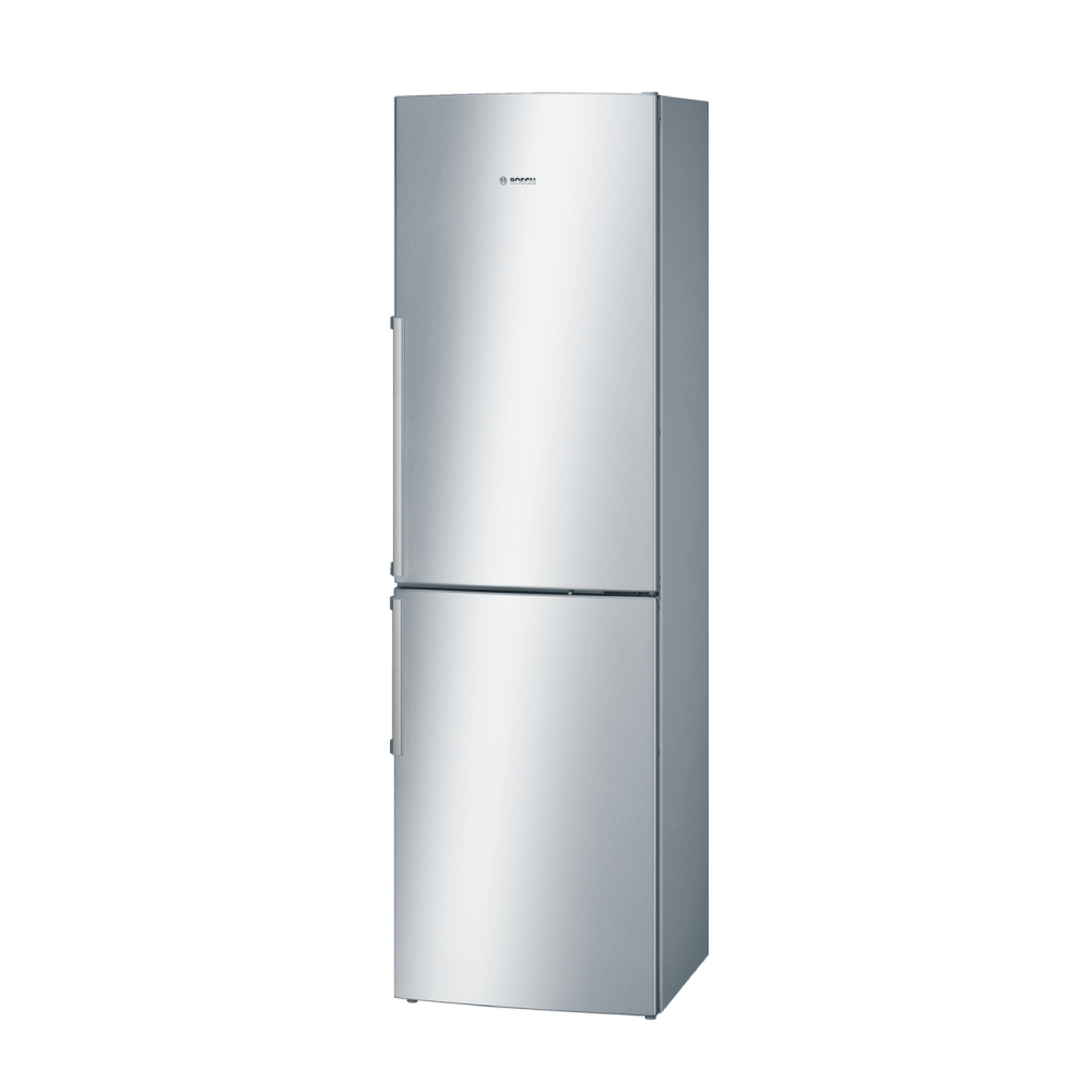 Bosch Bottom-Freezer Refrigerator with Ice Maker, 24″/60 cm, 800 Series, Stainless Steel
