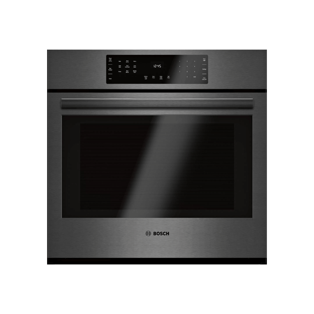 Bosch Single Wall Oven, 30″/76 cm, 800 Series, Black Stainless Steel