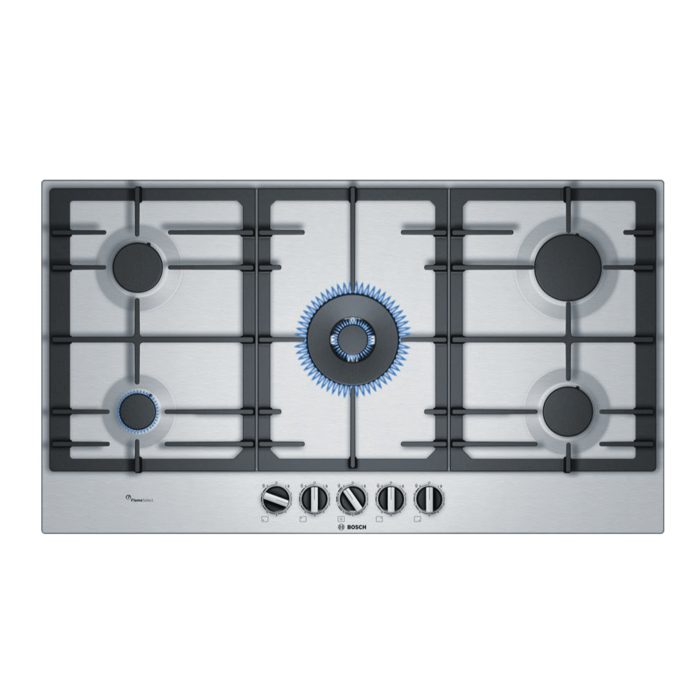 Bosch Gas Cooktop, 36″/90 cm, 6 Series, Stainless Steel