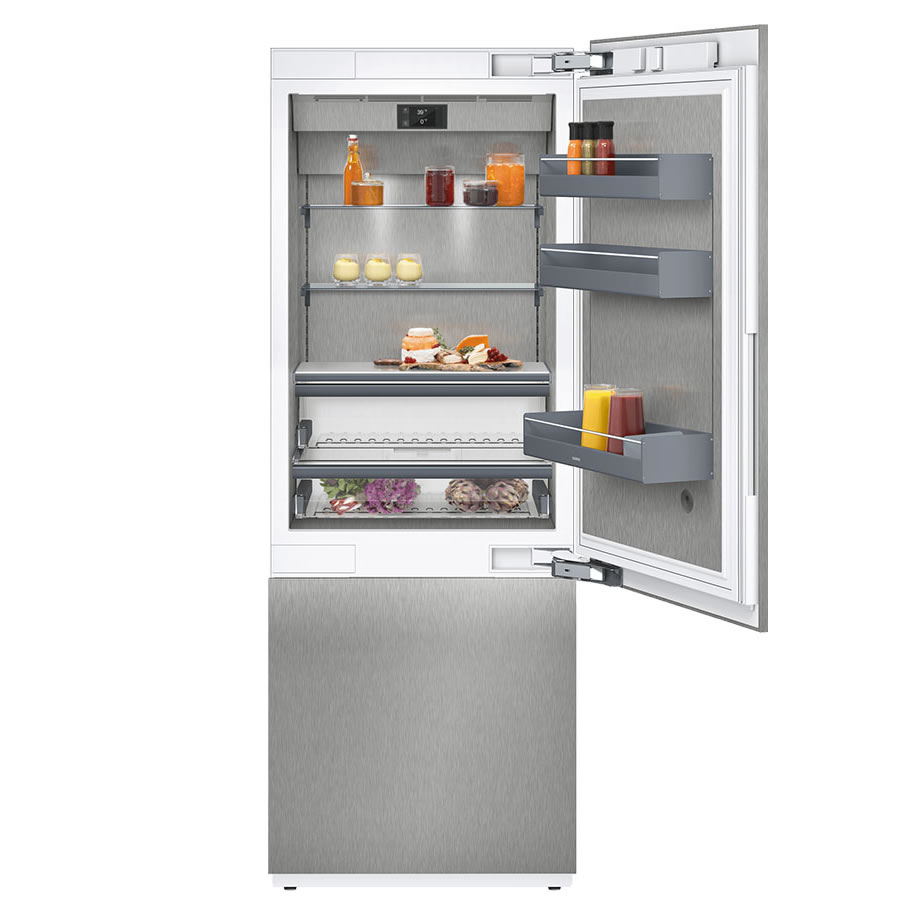 Gaggenau  Bottom-Freezer Refrigerator, 36″/90 cm, Vario 400 Series, Custom Panel