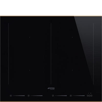 Smeg Dolce Stil Novo Induction Cooktop, 24″/60 cm, Black