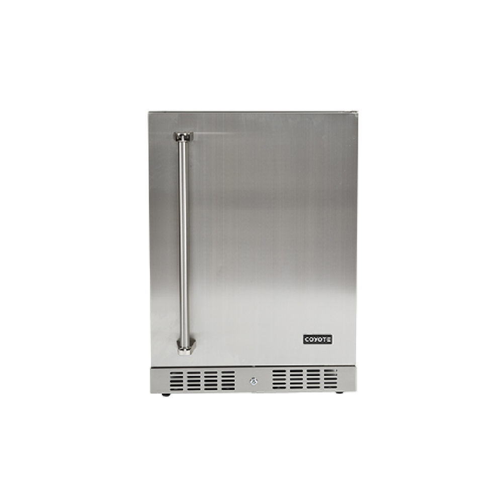 Coyote Outdoor Refrigerator, 24″/60 cm, Stainless Steel