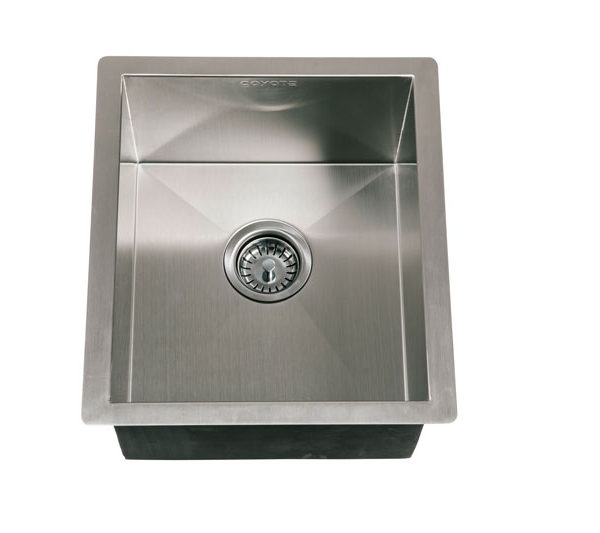 Coyote Sink, 16″x 18″/40 x 4 cm, Stainless Steel