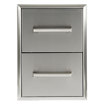 Coyote Two Drawer Cabinet, Stainless Steel
