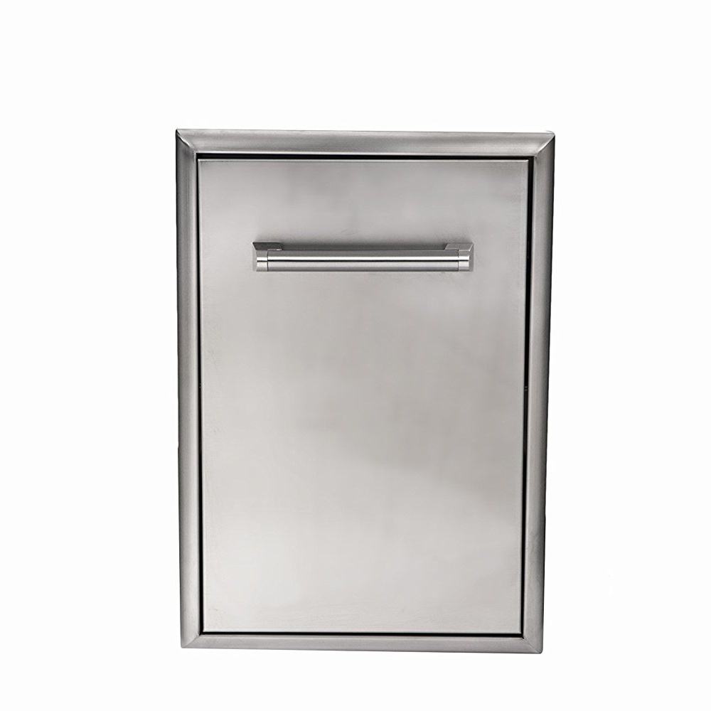 Coyote Pull Out Drawer Trash, 18″/45 cm, Stainless Steel