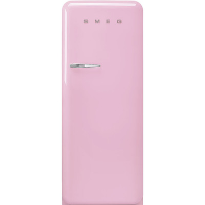 Smeg 50’s Style Refrigerator with Ice Compartment, 24″/60 cm, Right Hinge, Pink