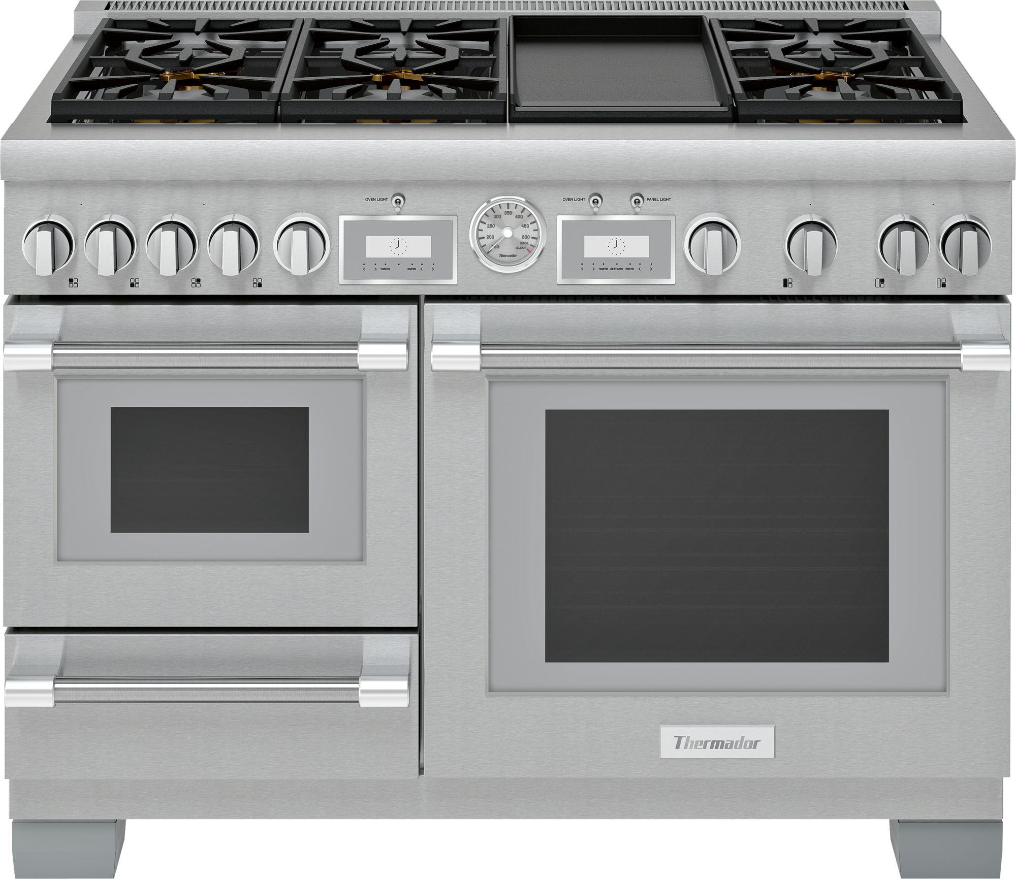Thermador Dual Fuel Professional Range, 48″/121 cm, Pro Grand Professional Series, Stainless Steel