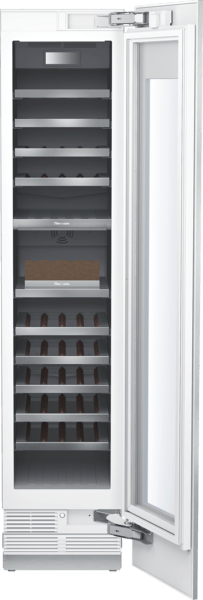 Thermador Built-In Wine Cooler, 18″/45.7 cm, Freedom Collection,  Glass Door and Custom Panel Frame