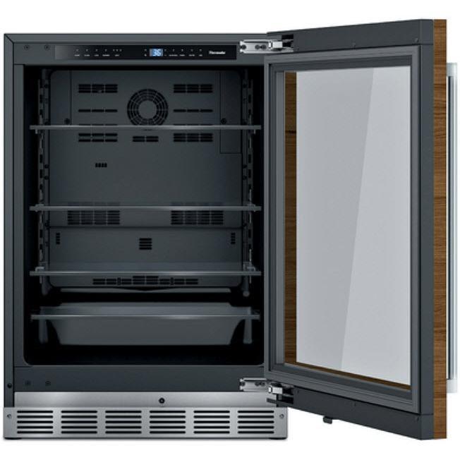 Thermador Refrigerador Empotrable Bajo Tope, 24″/60 cm, Colección Freedom, Puerta de Vidrio con Marco Panelable