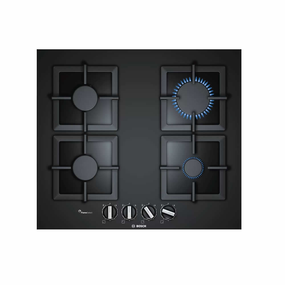 Bosch Gas Cooktop, 24″/60 cm, 6 Series, Black